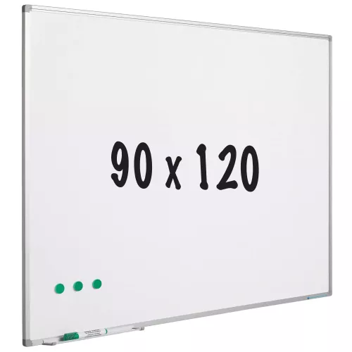 In And OutdoorMatch Whiteboard enamel steel Brock - White - Magnetic - 90x120cm (70668)