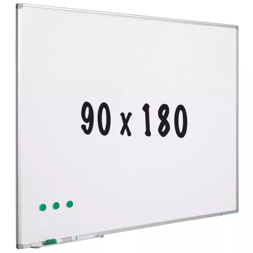 In And OutdoorMatch Whiteboard enamel steel Ortega - White - Magnetic - 90x180cm (70669)