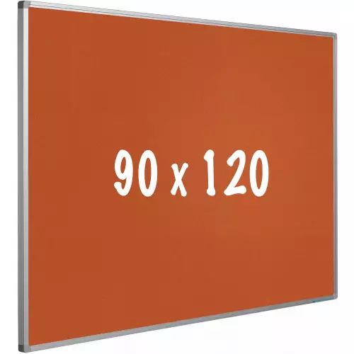 WhiteboardMatch Bulletin board cork PRO - Aluminum frame - Easy assemble - Drawing pins - Pinboards - 90x120cm (50649)