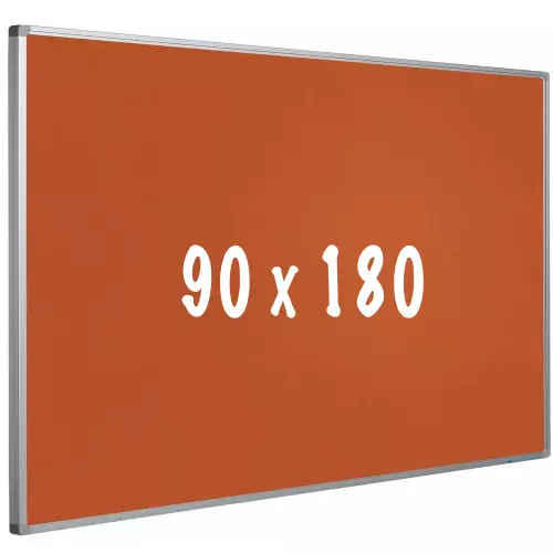 WhiteboardMatch Bulletin board cork PRO - Aluminum frame - Easy assemble - Drawing pins - Pinboards - 90x180cm (50650)