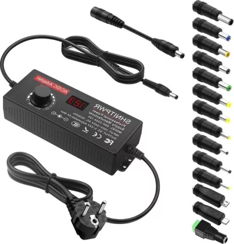 Universal Power Supply 3V ~ 24V 120W 5A - Switching Adapter with Adapter Plug - Electronic Devices Photo Frame Baby Monitor Camera LED Strips - 5000 mA max