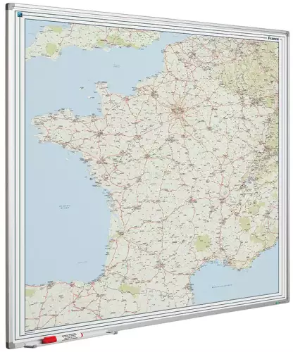 WhiteboardMatch Map sign Softline profile 8mm, France Roads (50750)