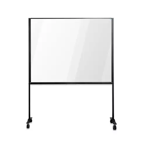 WhiteboardMatch Mobile workboard PRO - Painted steel - White - 120x150cm (50797)