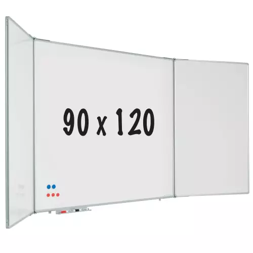 WhiteboardMatch Five-sided whiteboard RC10 profile - Magnetic - Enamel steel - White - 90x120cm (50806)