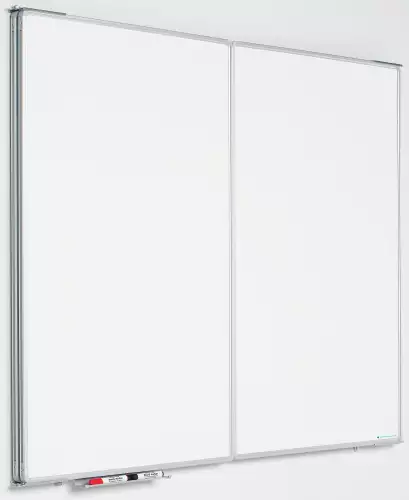 WhiteboardMatch Five-sided whiteboard RC10 profile - Magnetic - Enamel steel - White - 90x120cm (50806)