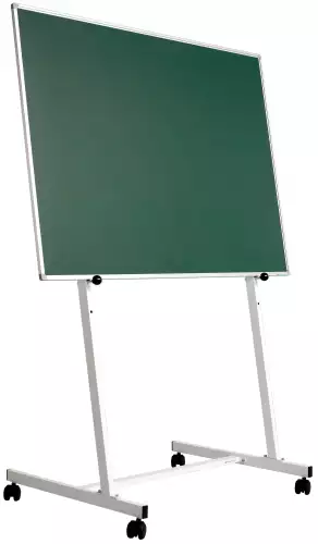 WhiteboardMatch Board easel mobile - 3 heights - Easy assembly - Enamel steel - White (50810)