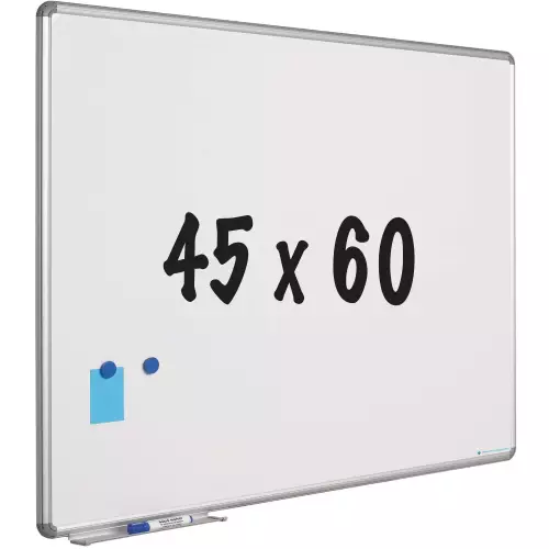 WhiteboardMatch Whiteboard design profile - Magnetic - Enamel steel - White - 45x60cm (50861)