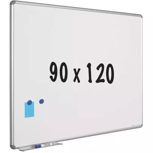 WhiteboardMatch Whiteboard - Enamel steel  - White - Magnetic - 90x120cm (50863)