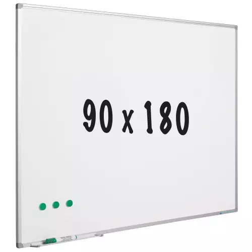 WhiteboardMatch Whiteboard - Painted steel  - White - 90x180cm (50877)