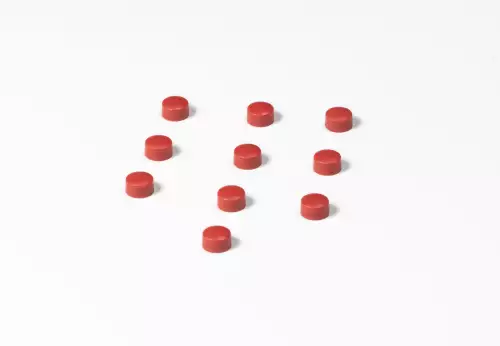 WhiteboardMatch Memo magnets, set 10 pieces Red (50913)