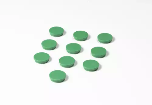 WhiteboardMatch Memo magnets, set 10 pieces Green (50914)