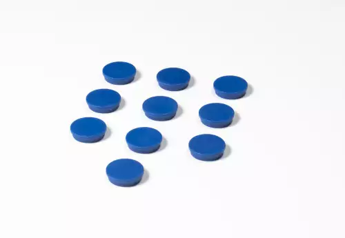 WhiteboardMatch Memo magnets, set 10 pieces Blue (50918)