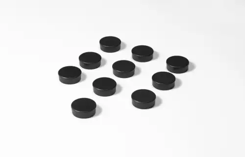 WhiteboardMatch Magnum magnets, 10 pieces, black (50934)