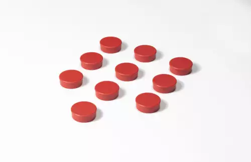 WhiteboardMatch Magnum magnets, 10 pieces, red (50935)