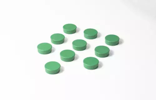 WhiteboardMatch Magnum magnets, 10 pieces, green (50936)